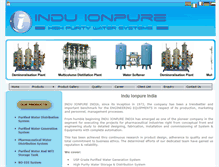 Tablet Screenshot of induionpure.com